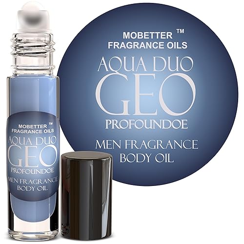 Miniatura 10 de MOBETTER FRAGRANCE OILS Acqua Duo Geo Cologne Aceite Corporal para Hombre (presentación en bolita, 0.33 onzas)