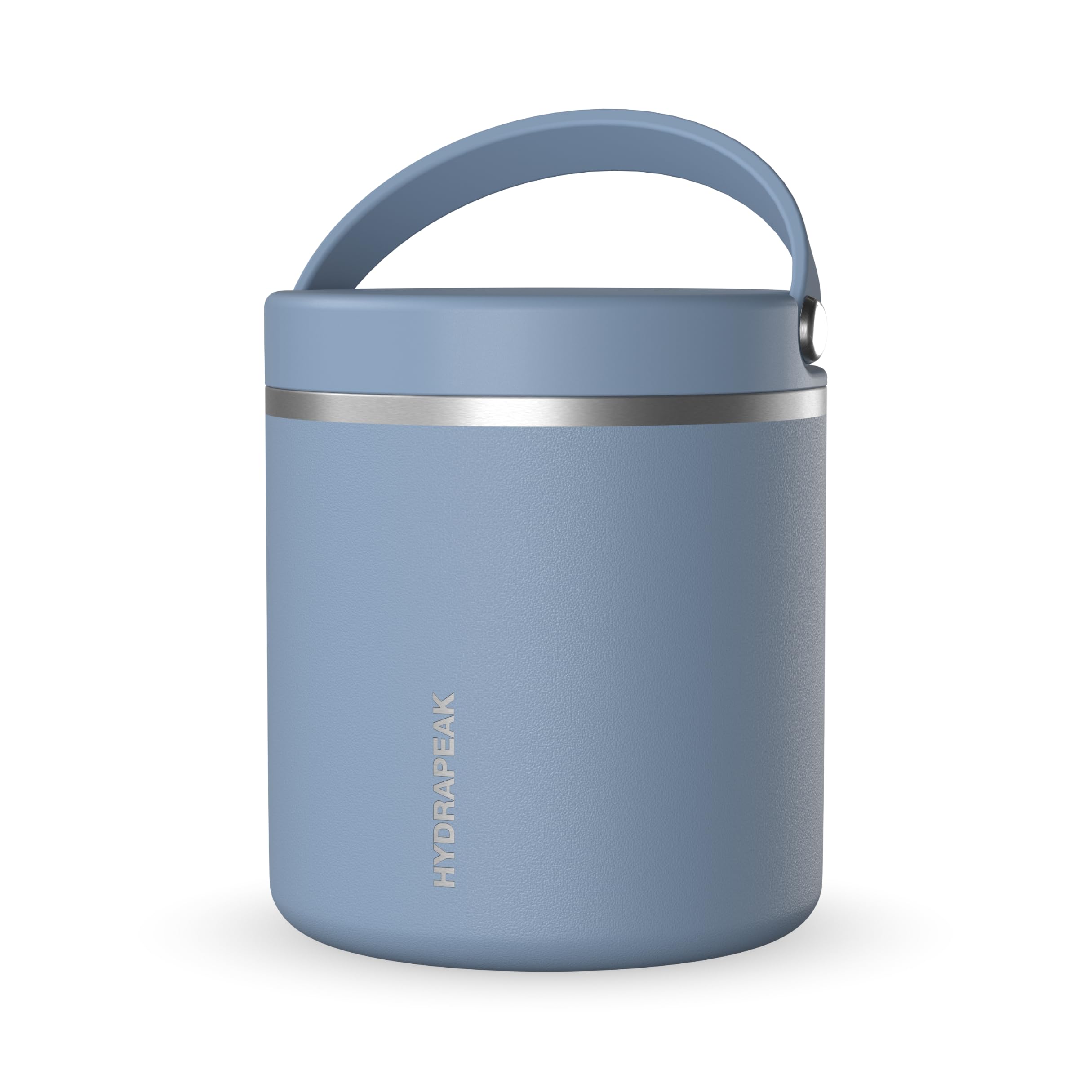 Hydrapeak 25oz Stainless Steel Vacuum Insulated Thermos Food Jar | Thermos for Hot Food and Cold Food, Wide Mouth Leak-Proof Soup Thermos for Adults, 10 Hours Hot and 16 Hours Cold (Modern Blue)