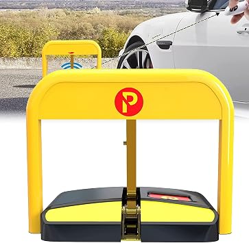 Automatic Remote Controlled Parking Post, Parking Space Saver for Car Security, Car Park Driveway Guard Saver Automatic Barrier