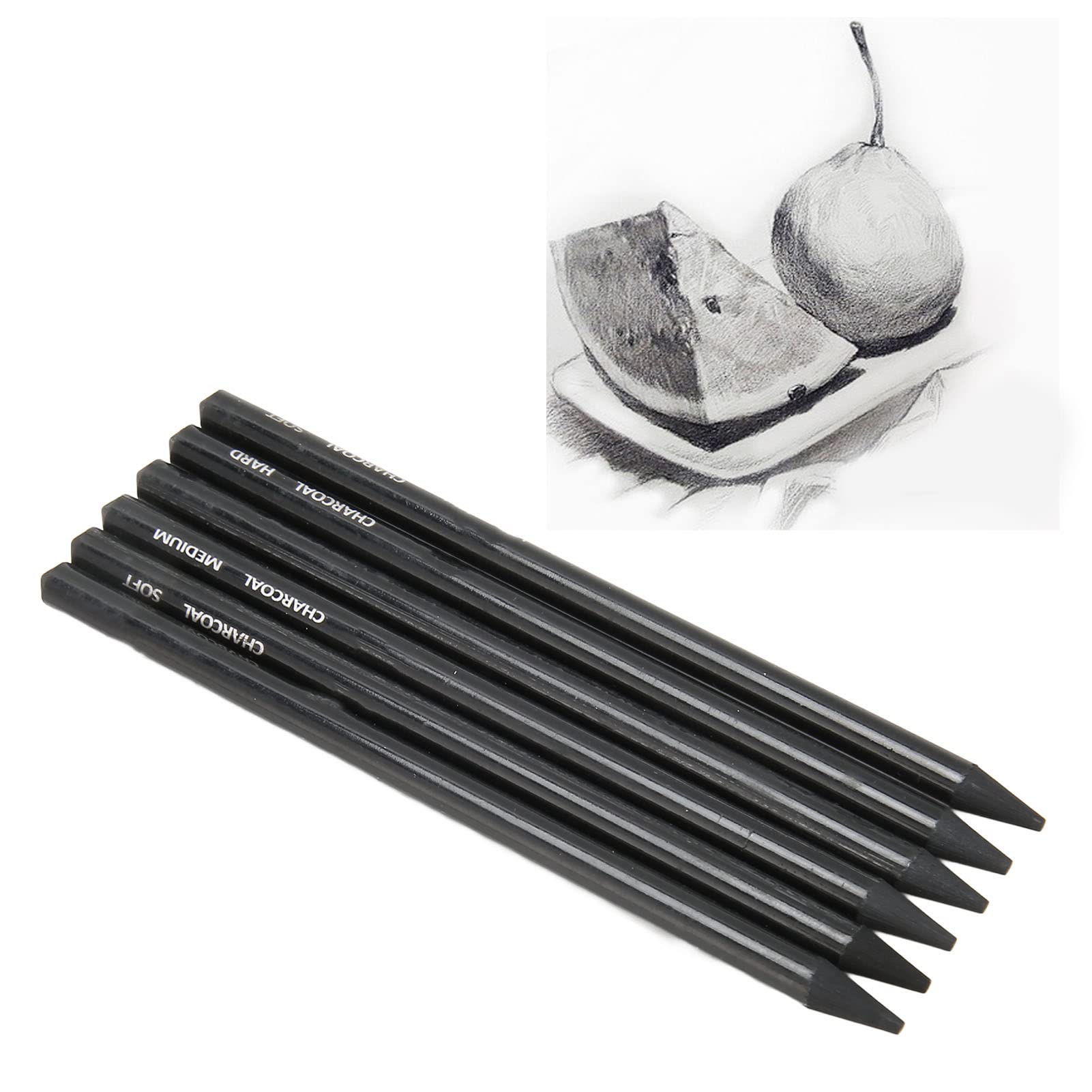 鉛筆画 人物画 木製フレーム付き 鉛筆画 人物画 木製フレーム付き