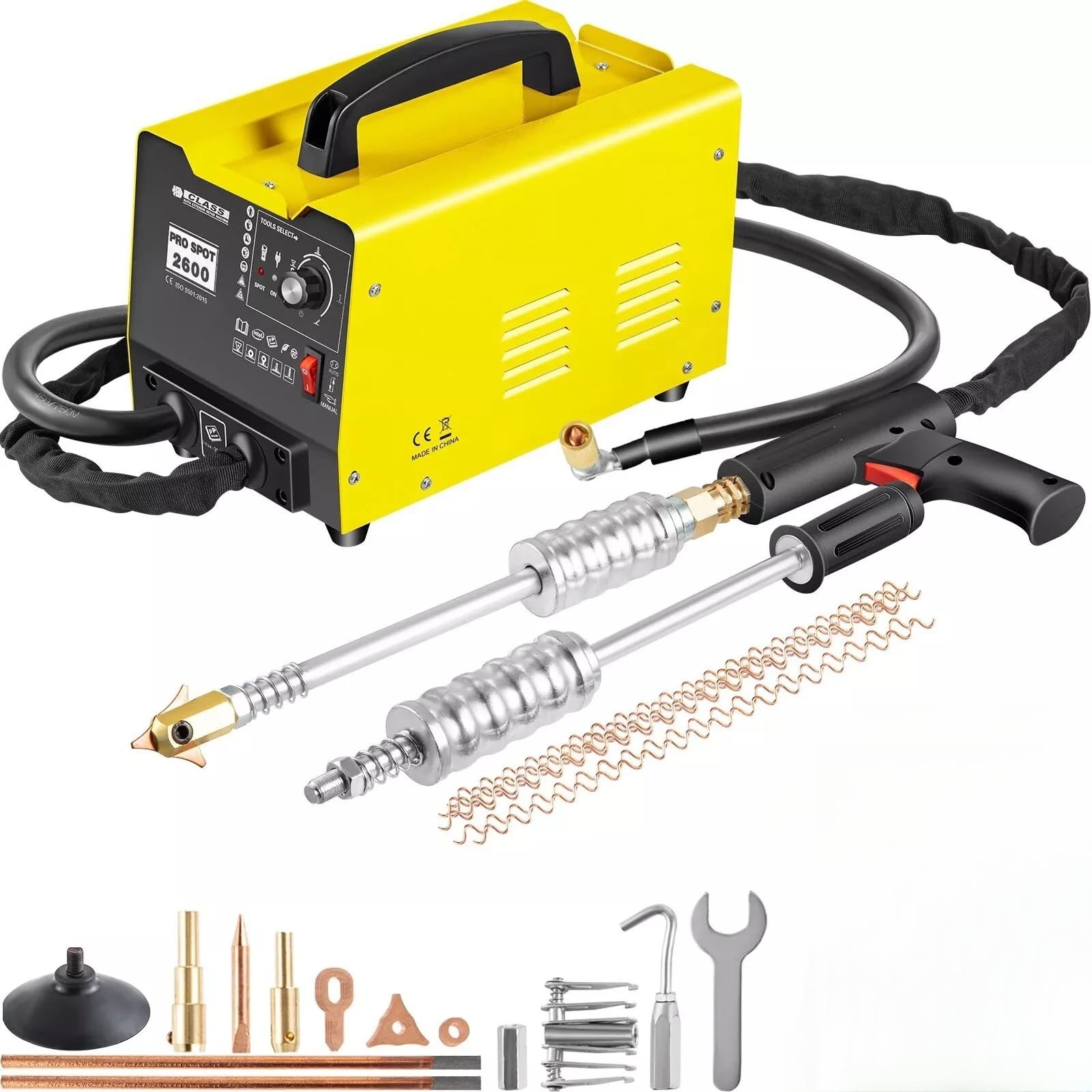 Macchina Di Saldatura 220v 2KW Dent Puller saldatrice a punti A Punti per saldatura per riparazione professionale di carrozzeria automobilistica
