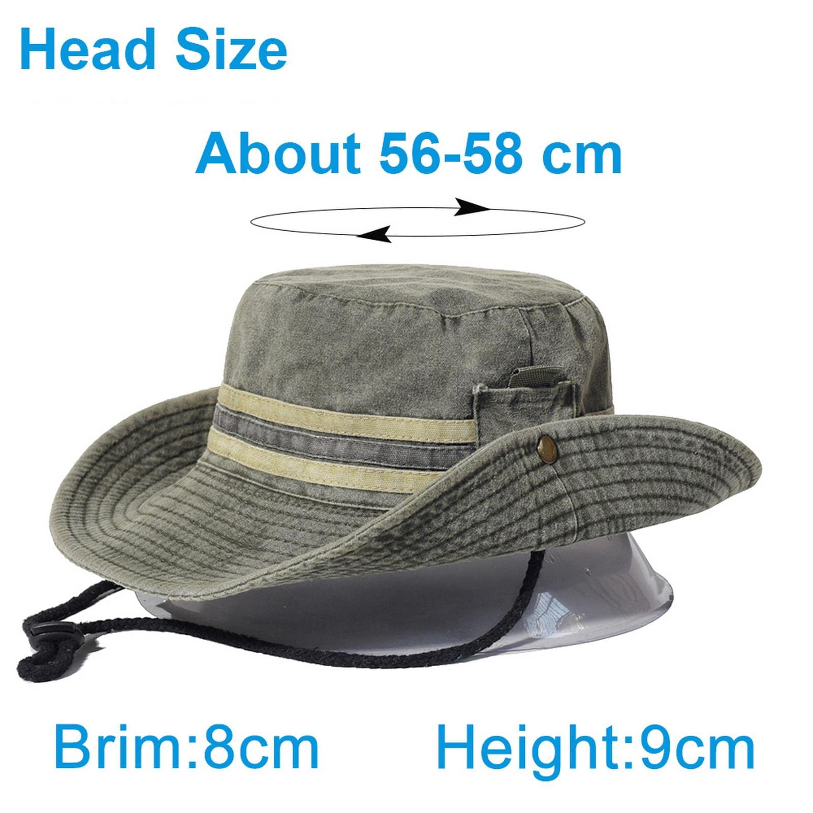 Sombrero de pesca, senderismo, sombrero de sol para hombres y mujeres, sombrero de ala ancha, sombrero de pescador, sombrero de pescador, sombrero de verano al aire libre