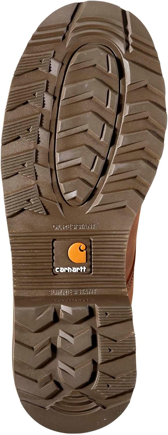 Carhartt Men’s Frontier 6” Water Resistant Steel Toe Boot - Ankle-High Leather Work Boots with Arch Support & Moisture-Wicking Tech