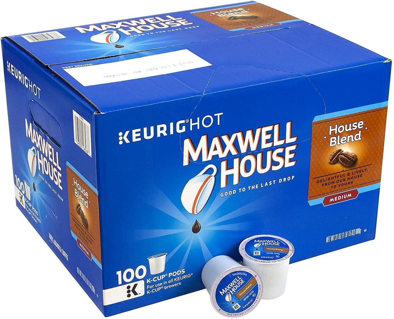 Maxwell House Smooth Bold Keurig K-Cup 18 Ct (18 Individual Servings - 5.57 oz. Net Wt.)