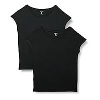 Amazon Essentials T-Shirt con Scollo a Barchetta a Maniche Corte in Jersey