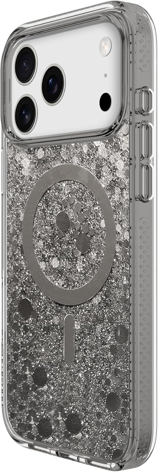 Prodigee iPhone 17 | Popstar | Transparent Case | Drop Tested | Dual Layer Cover | Wireless Charging Compatible | Shockproof Military-Grade Protection| (Popstar, Titanium, iPhone 17 Pro Max (6.9))