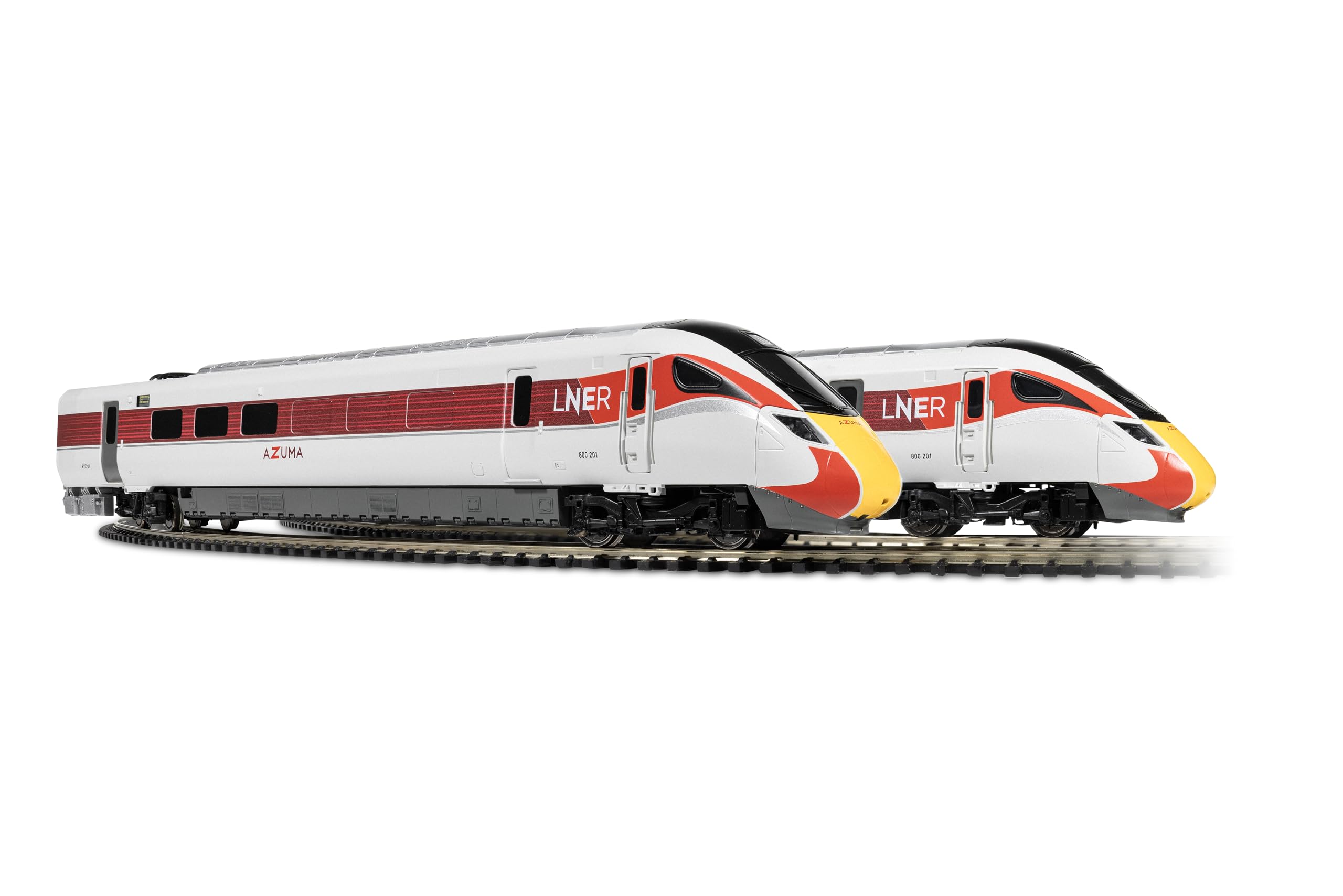Hornby R30449 RailRoad LNER Class 800 Train Pack 800201 Locomotive - Junior Model Railway OO Gauge
