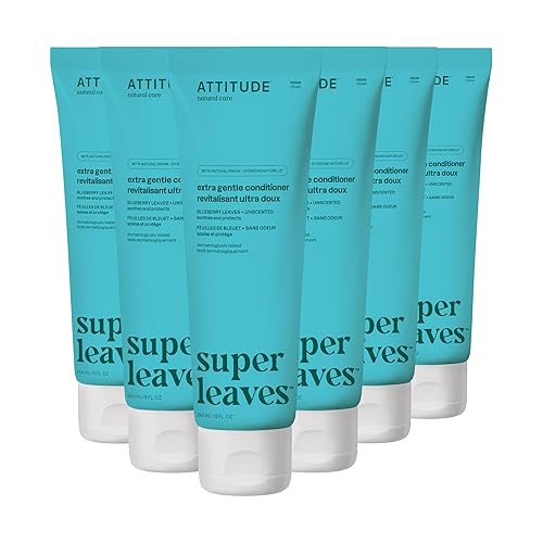 Miniatura 7 de ATTITUDE Acondicionador para cabello extra suave, probado dermatológicamente, a base de plantas y minerales, vegano, sin perfume, 8 onzas líquidas