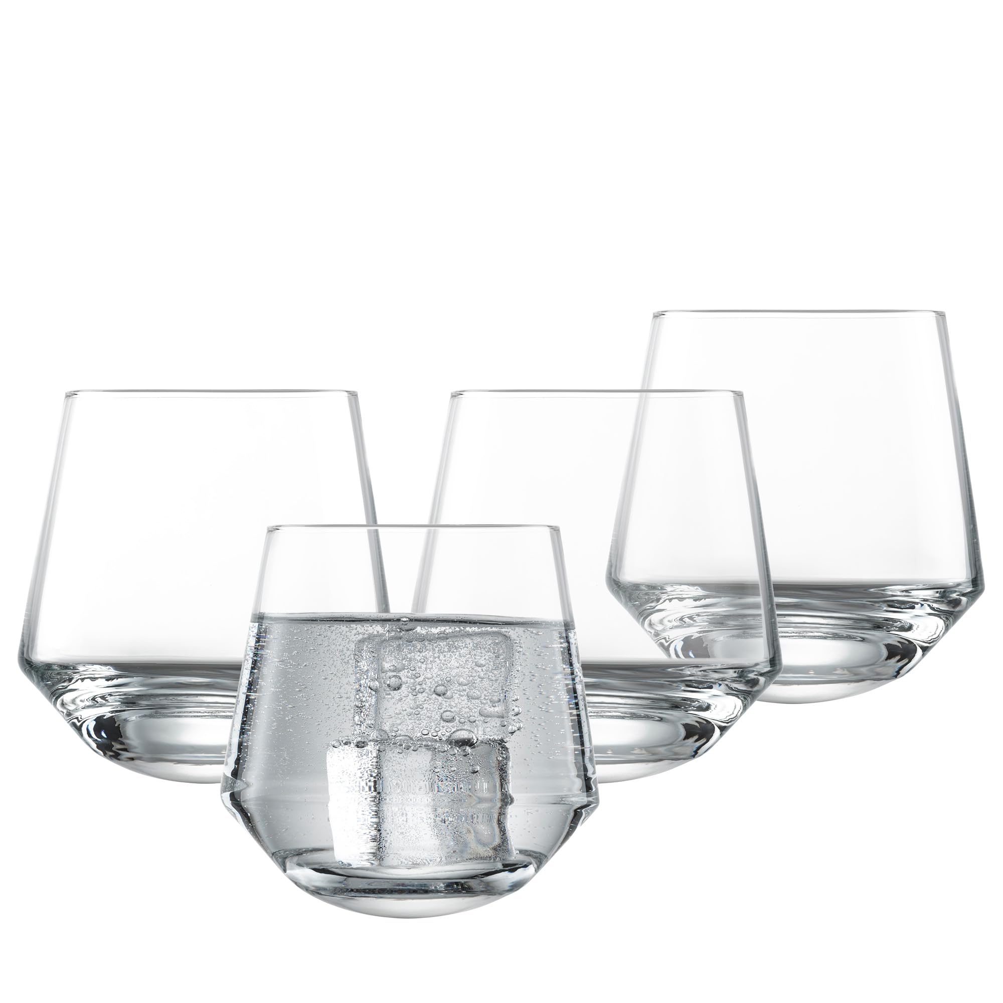 Schott Zwiesel Dancing Tumbler Bar Special (Set of 4), Cocktail Glass with Round Base, Dishwasher-Safe Tritan Crystal Glasses, Made in Germany (Art. no. 123629)