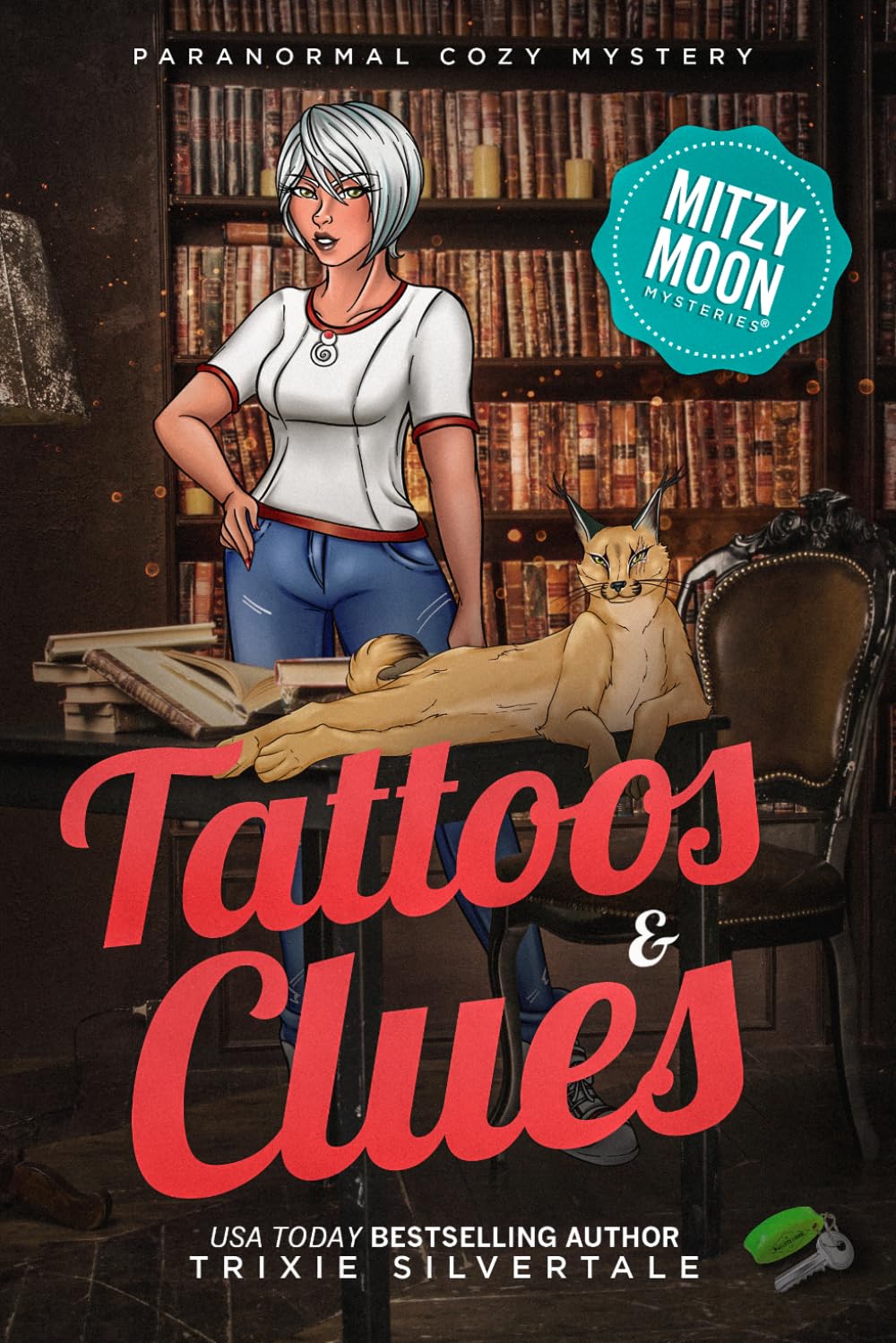Tattoos and Clues: Paranormal Cozy Mystery: 2 (Mitzy Moon Mysteries)
