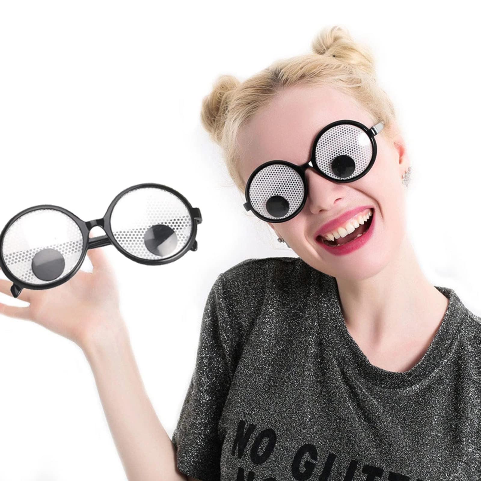 Xinsheinelry Turn Eyeball Glasses Halloween Glasses Party Novelty Funny Glasses Glasses Party Funny Glasses Cosplay