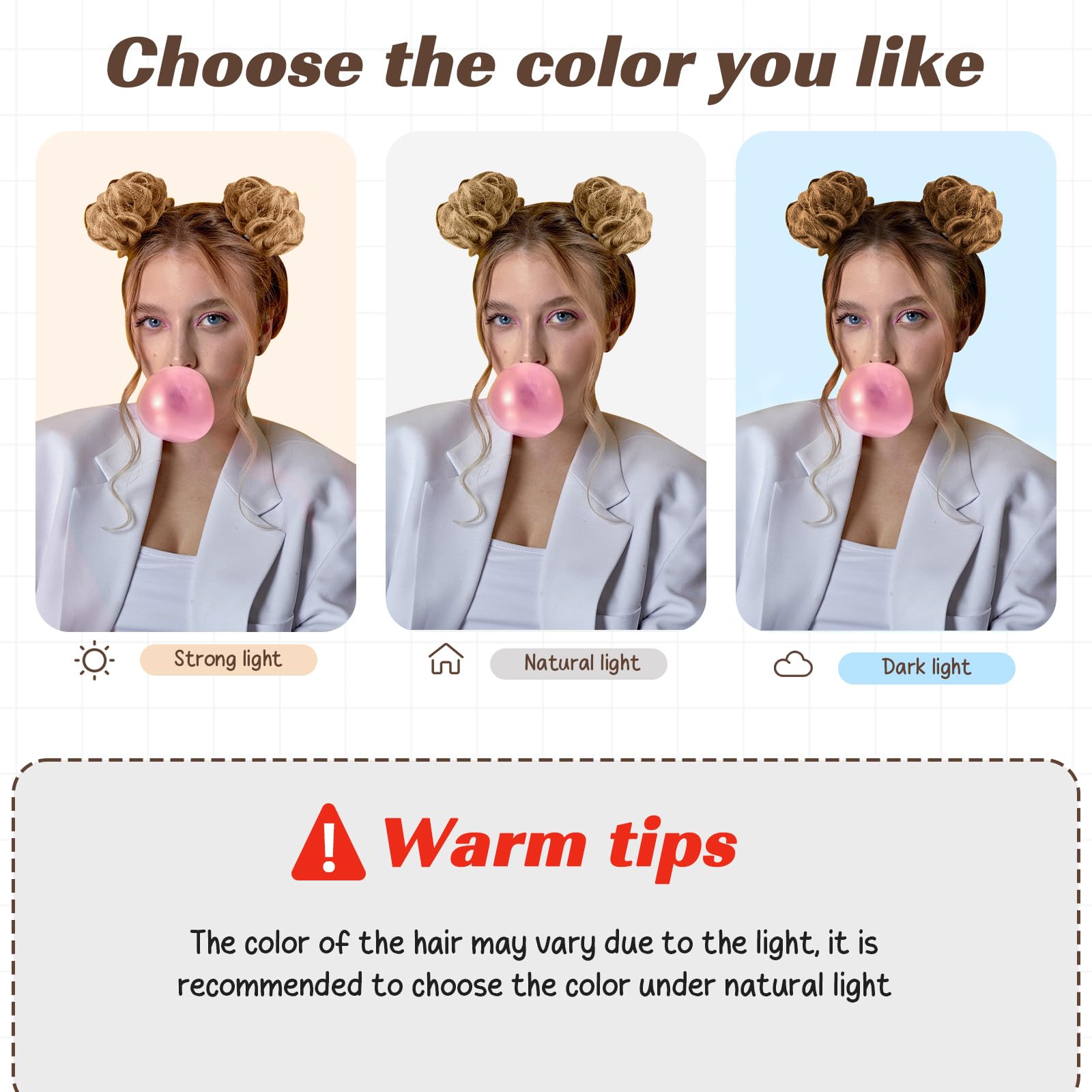 Auliuse Messy Bun Hair Piece - Image 4