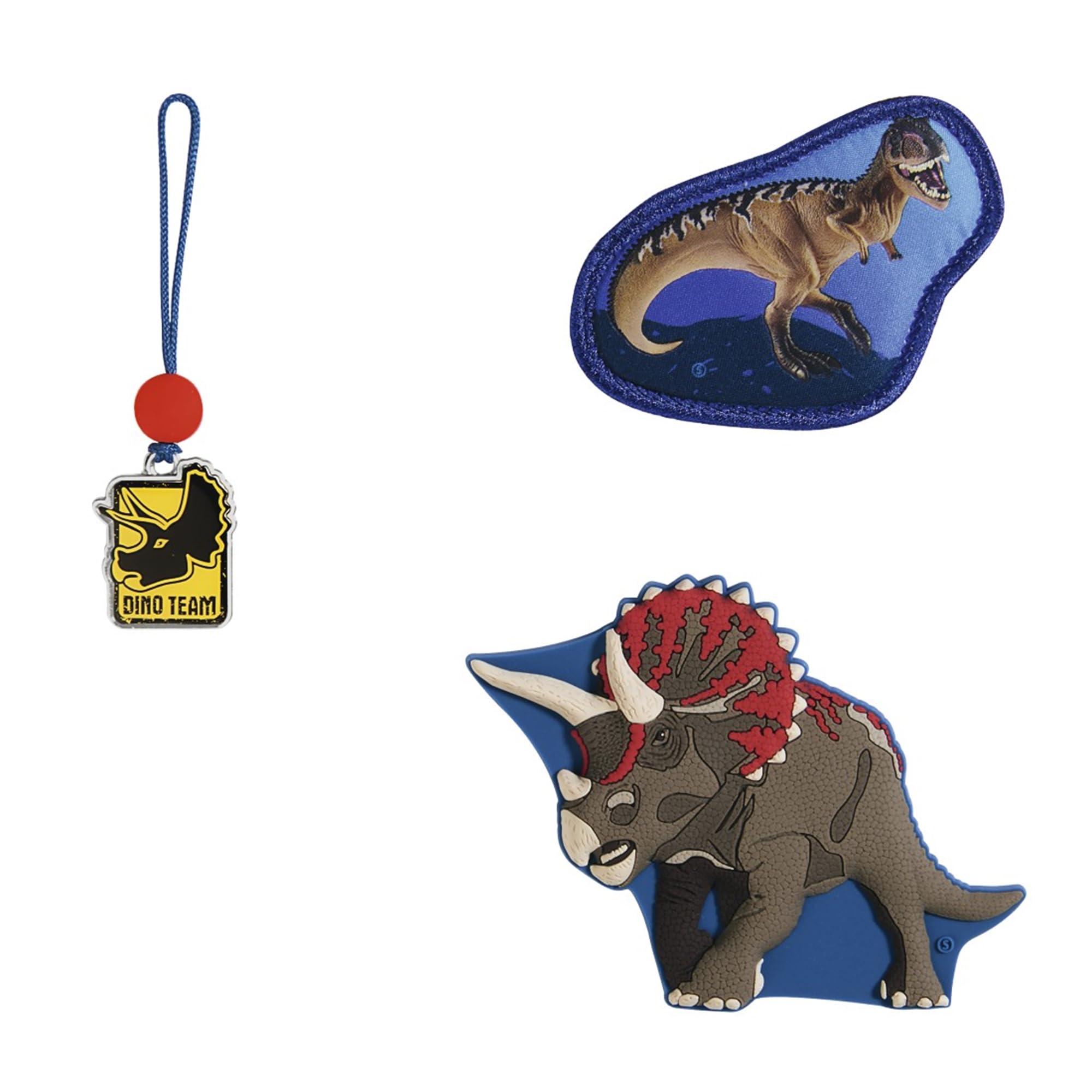 Step by Step Magic Mags Schleich® Dinosaurs „Triceratops“, 3-teilig, 2 Magnet-Applikationen und 1 Anhänger, Dinosaurier, für die 1. bis 4. Klasse