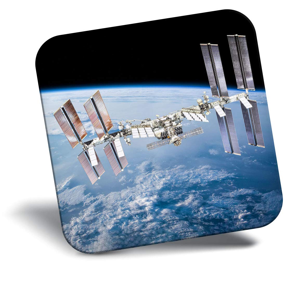 Destination Vinyl Ltd Fridge Magnet - International Space Station Earth 21720