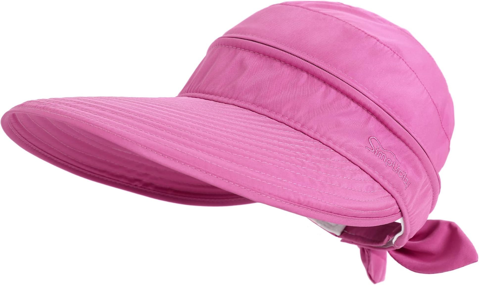 Simplicity Hats for Women UPF 50+ UV Sun Protective Convertible Beach Visor Hat