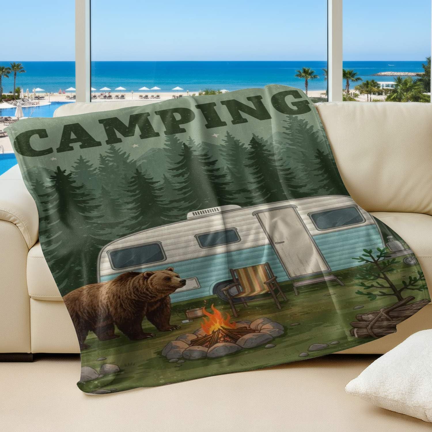 Couverture tournesol flanelle chaude anti-froid plaid jeté de lit