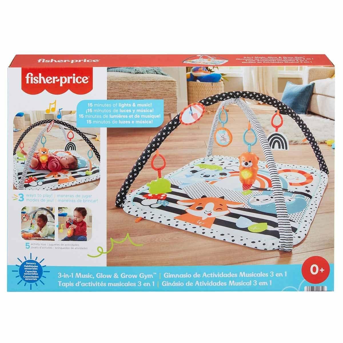 Fisher-Price Mi Alfombra 3 en 1 Sensorial - Juguete de Nacimiento 1ª Edad