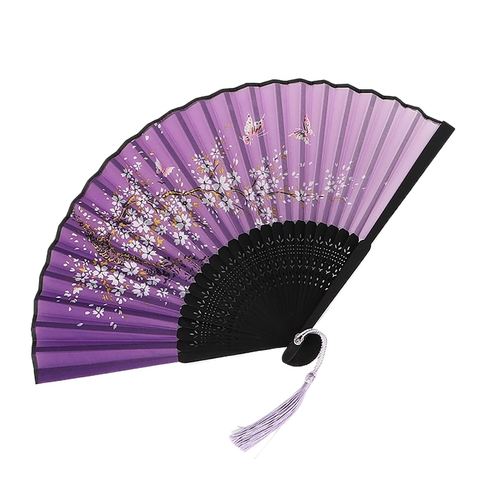 Dcuipg Color3 5Pcs Classical Dance Folding Fan For Party