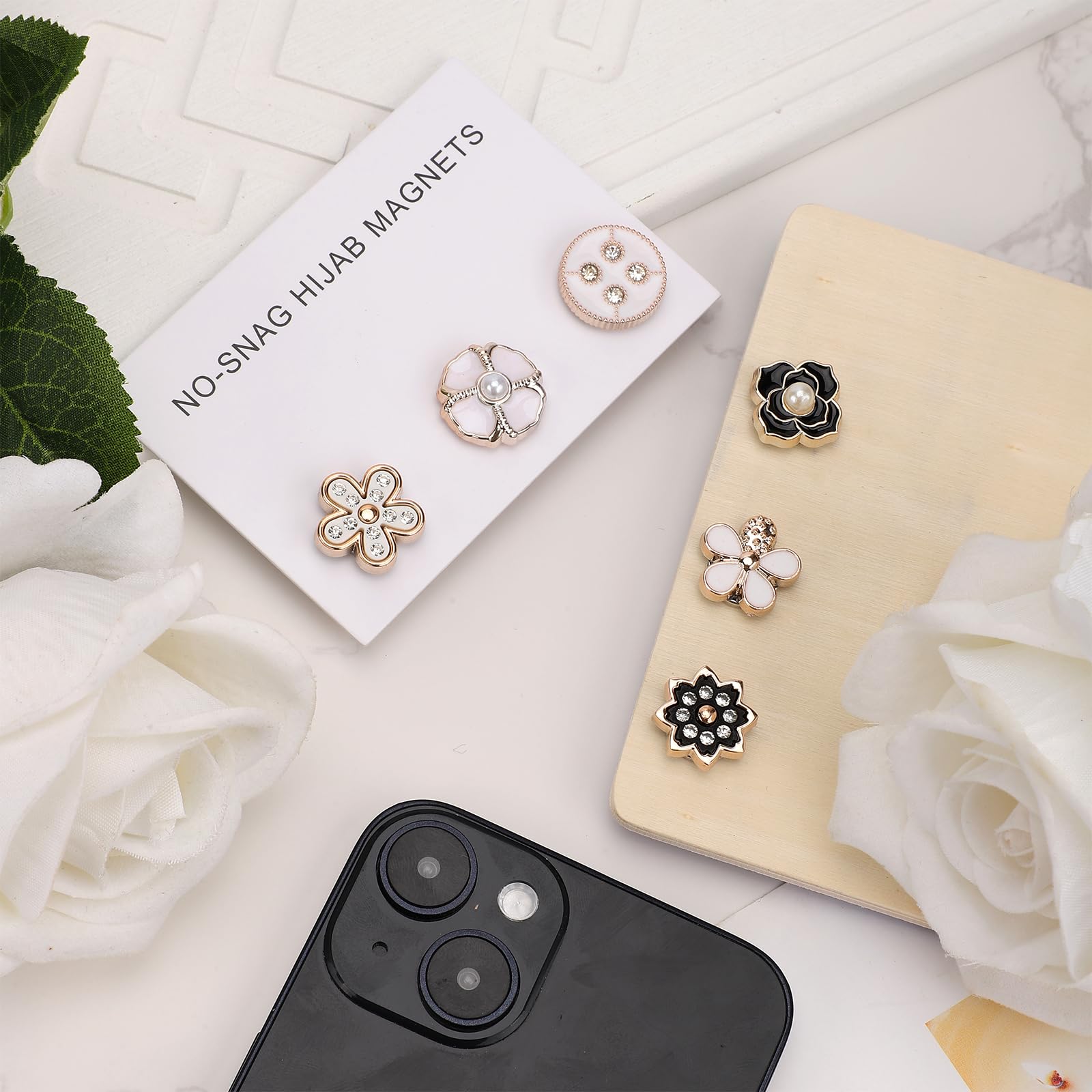 Maniglie Per Porte, Confezione Da 4, Maniglie Magnetiche Per Mobili - Foto 2