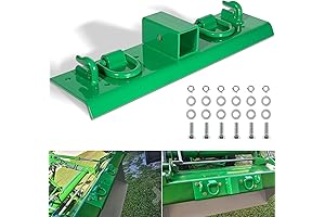 Tractor Bucket Hooks D Rings 2" Receiver Bolt on for John Deere Tractors