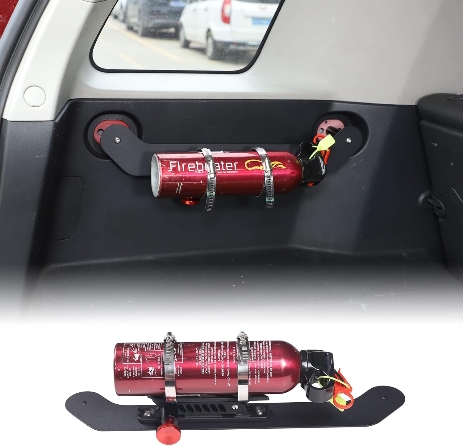Car Trunk Fire Extinguisher Holder Mount Fit for Toyot FJ Cruiser 2007