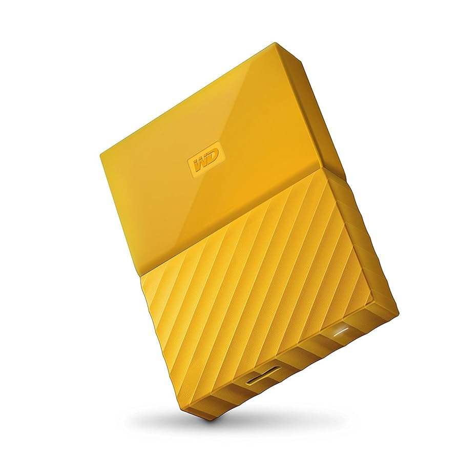 Amazon.com: WD 4TB Yellow My Passport Portable External Hard