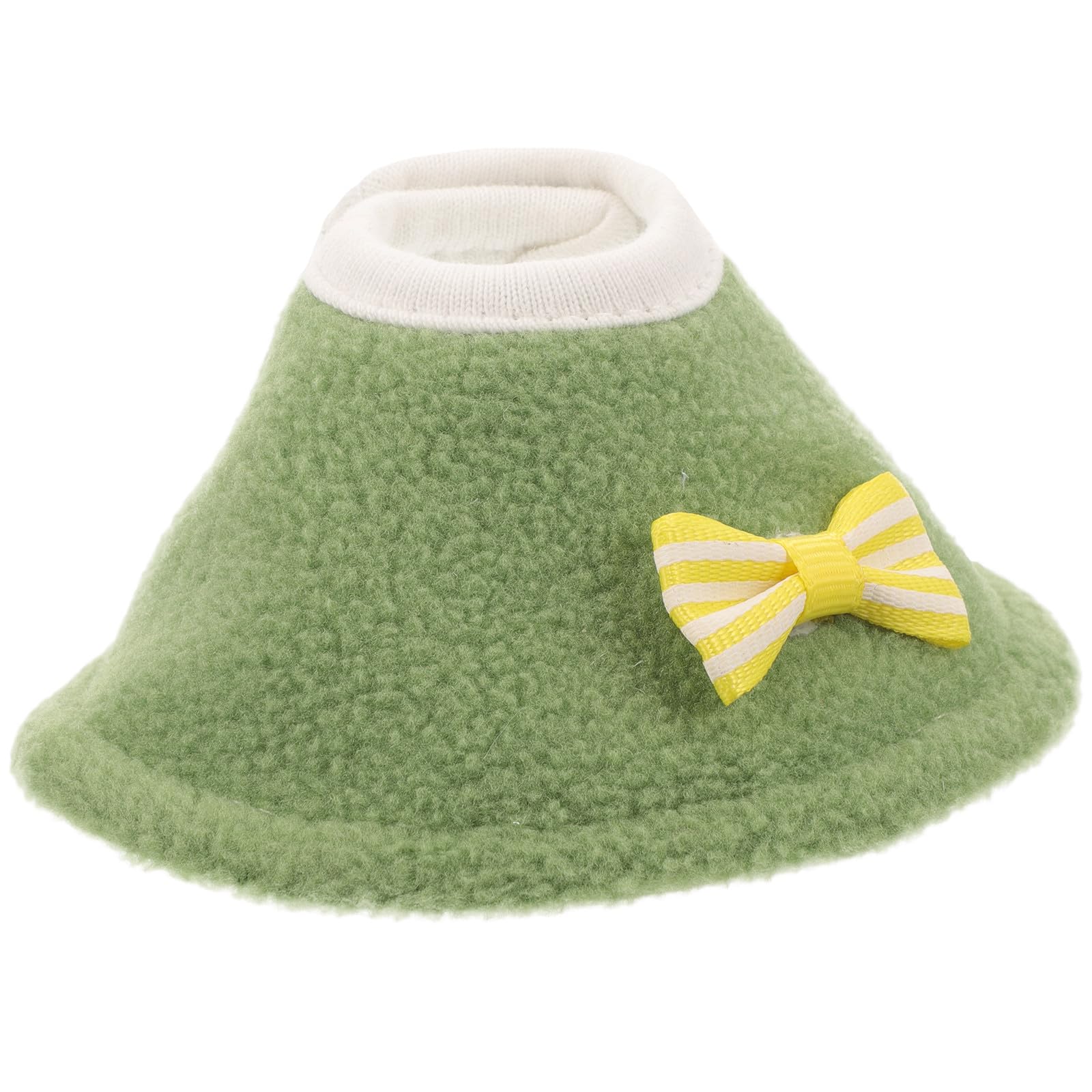 SHOWERORO Parrot Protective Collar Anti-biting Bird Cone Collar Deep Green Small for Neck Protection and Plumage Plucking Prevention