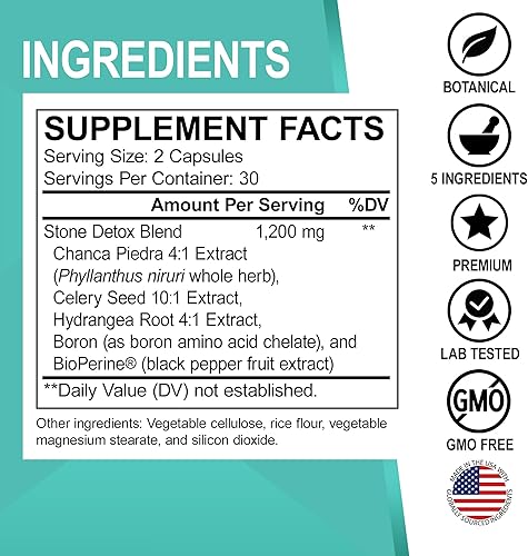 Miniatura 9 de Suplemento de apoyo para la limpieza del hígado y desintoxicación de cálculos  Desintoxicación de limpieza del riñón del hígado, fórmula de la