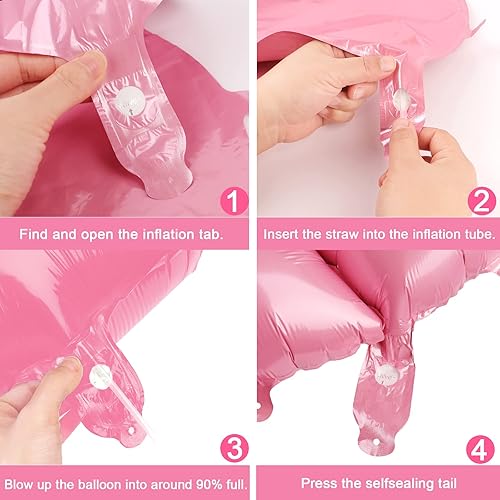 Miniatura 7 de 40 Inch Number Balloon 0-9(Zero-Nine) with Crown, Big Size Happy Birthday Balloon, Foil Helium Big Number Balloon for Birthday Party,Wedding,