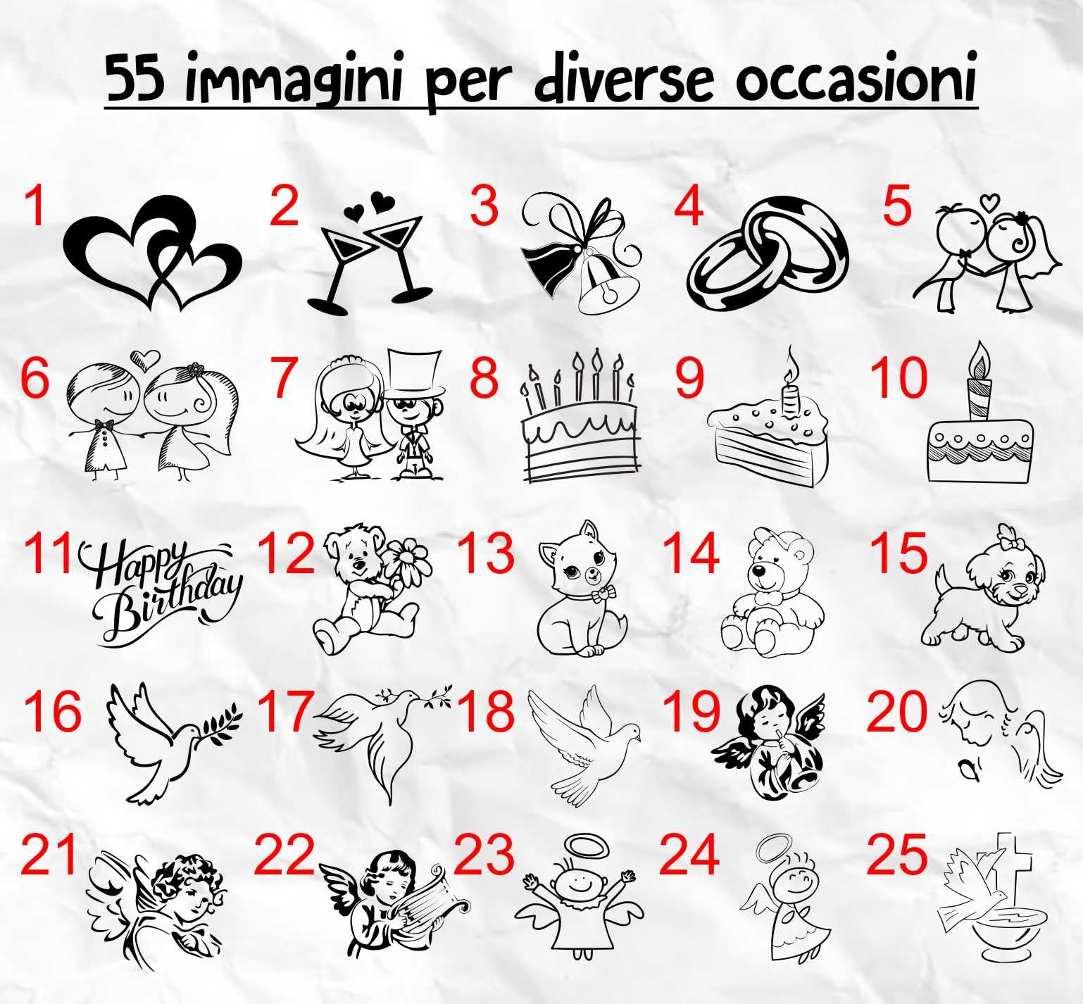 100x Penna personalizzata in metallo - Perfette come regalo personalizzato per gli ospiti di matrimoni, comunioni e compleanni, oppure come penne promozionali, Gadget Pubblicitari
