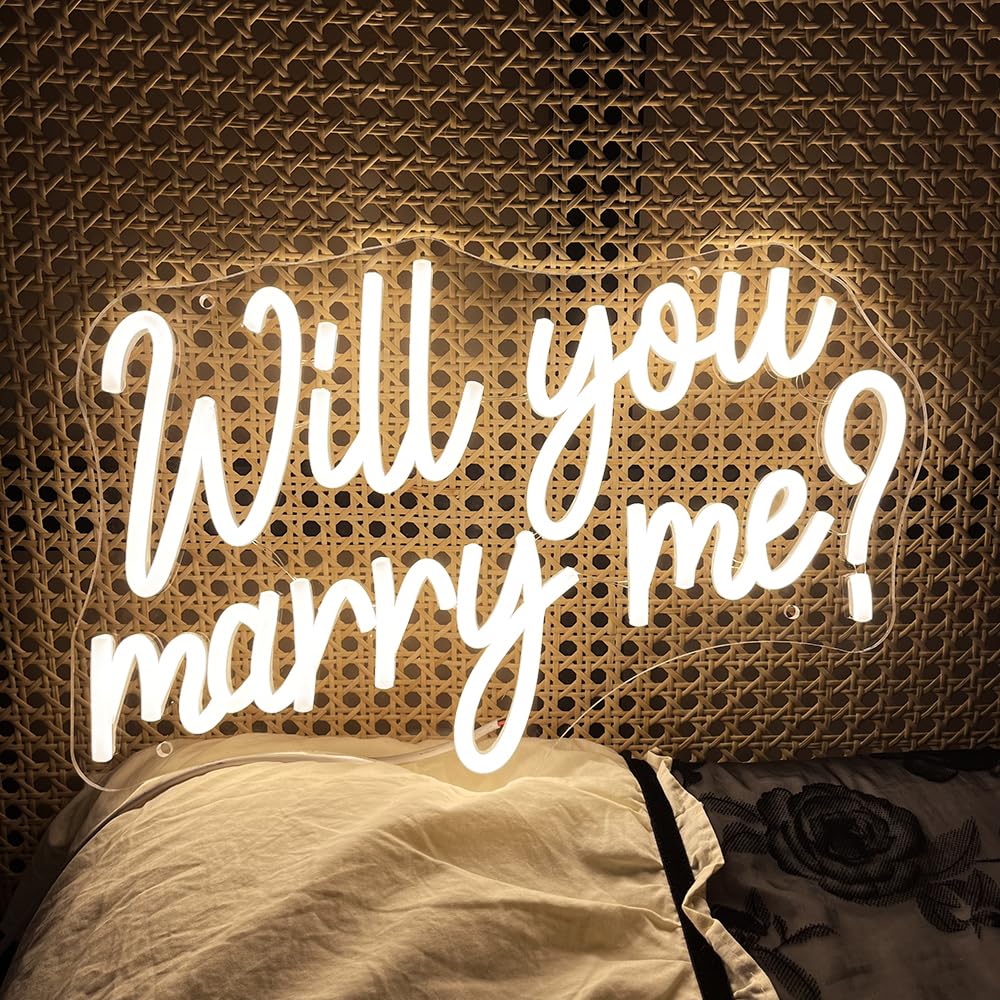 Amazon.co.jp: Will You Marry Me ネオンサイン Marry Me プロポーザル