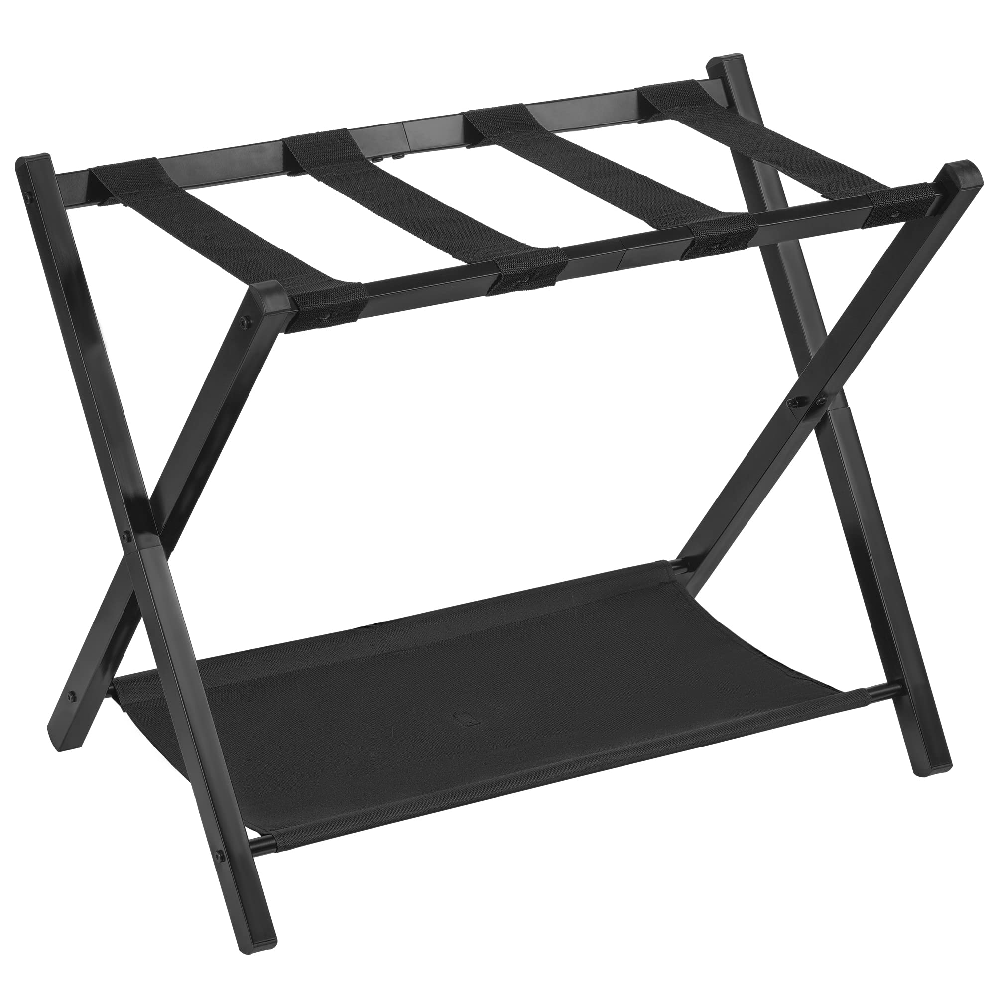 POKIKPAN Luggage Rack,Pack of 2,Luggage Rack for guest room bedroom hotel,Suitcase stand Easy