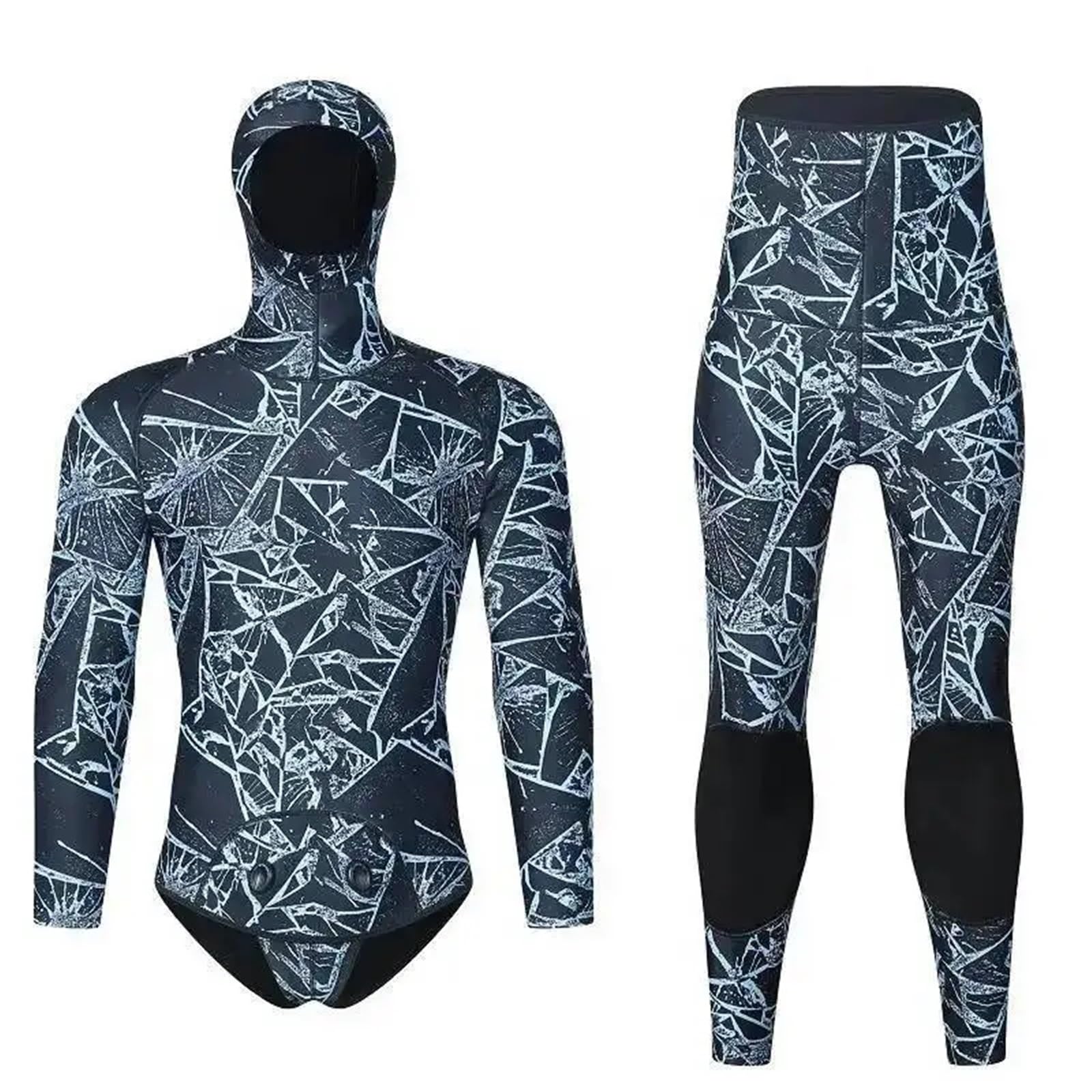 Muta Sub 3.0MM Split Immersioni Snorkeling profondo Nuoto Pesca a surf elastico caldo resistente al freddo a maniche lunghe