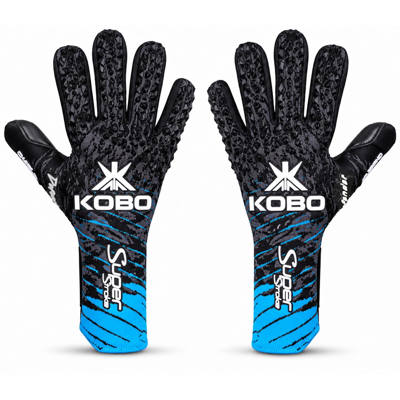 Kobo GKG-44 Professional Football Soccer Goalkeeper Gloves for Men, Boys & Kids with 4mm German Latex Palm (7.5)-image-47