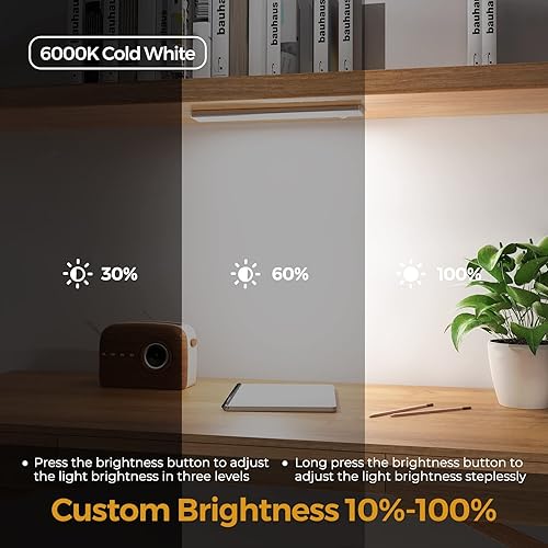 Miniatura 5 de Luces para debajo del gabinete luz LED con sensor de movimiento 29 luces LED para debajo del mostrador regulables inalámbricas recargables USB