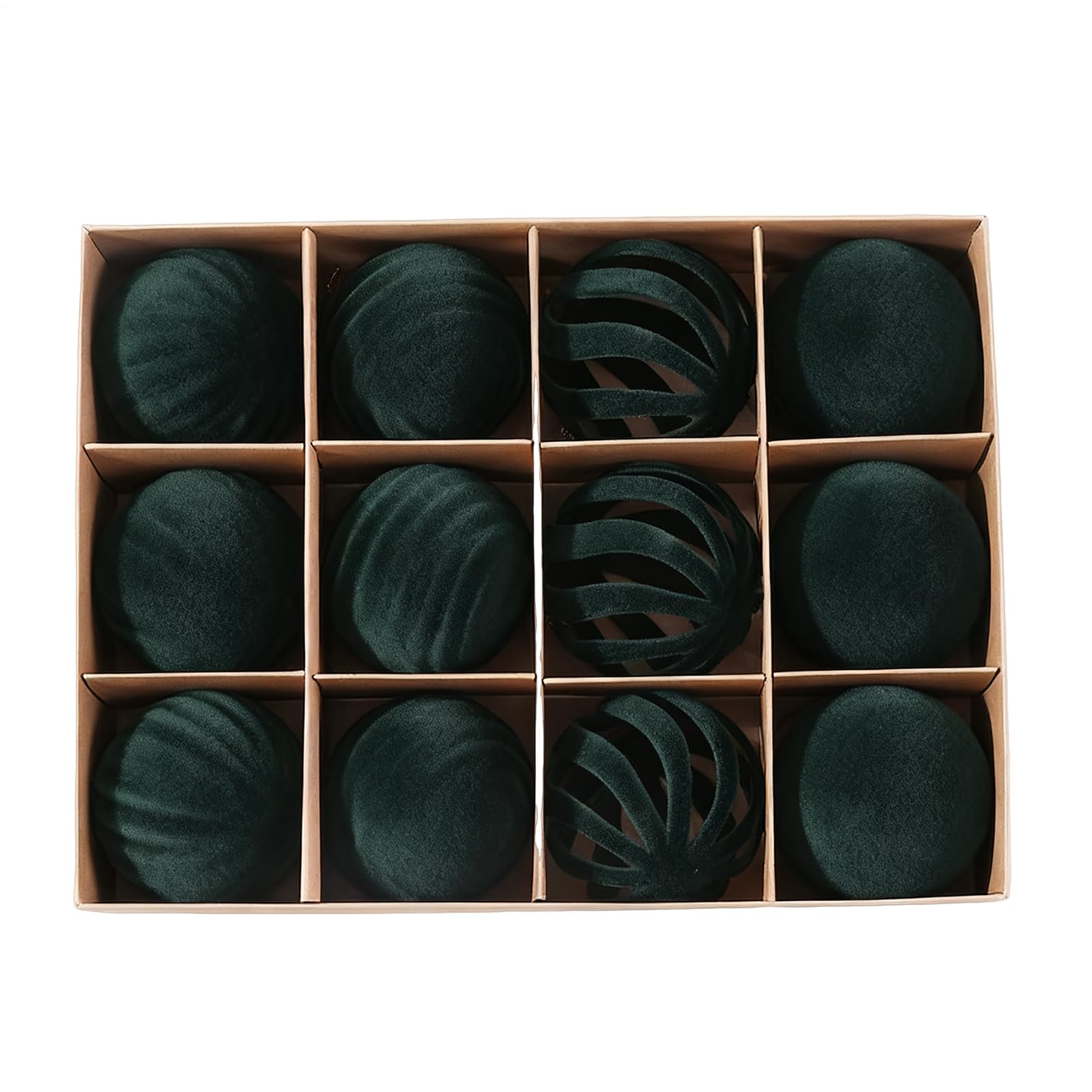 Boule de Noël incassable décorative floquée pour protection enfants