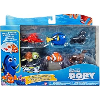 squiggle fish finding dory