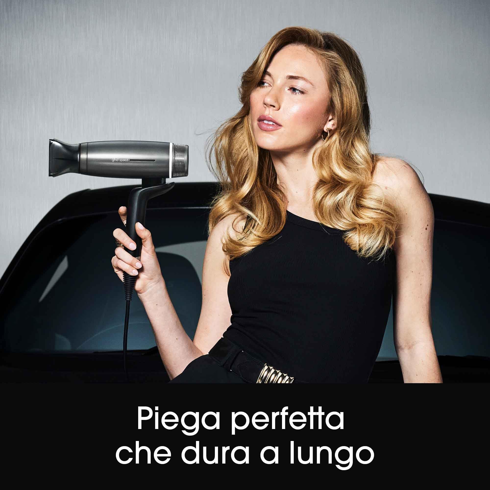 Ghd Speed Asciugacapelli Ionico - Asciugature rapide, veloci e potenti senza danni da calore, il miglior asciugacapelli ghd - Per tutti i tipi di capelli (Spina EU)