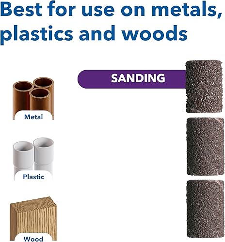 Miniatura 6 de Dremel Mandril de lijado de tambor de 430 14 pulgadas (paquete de 2)