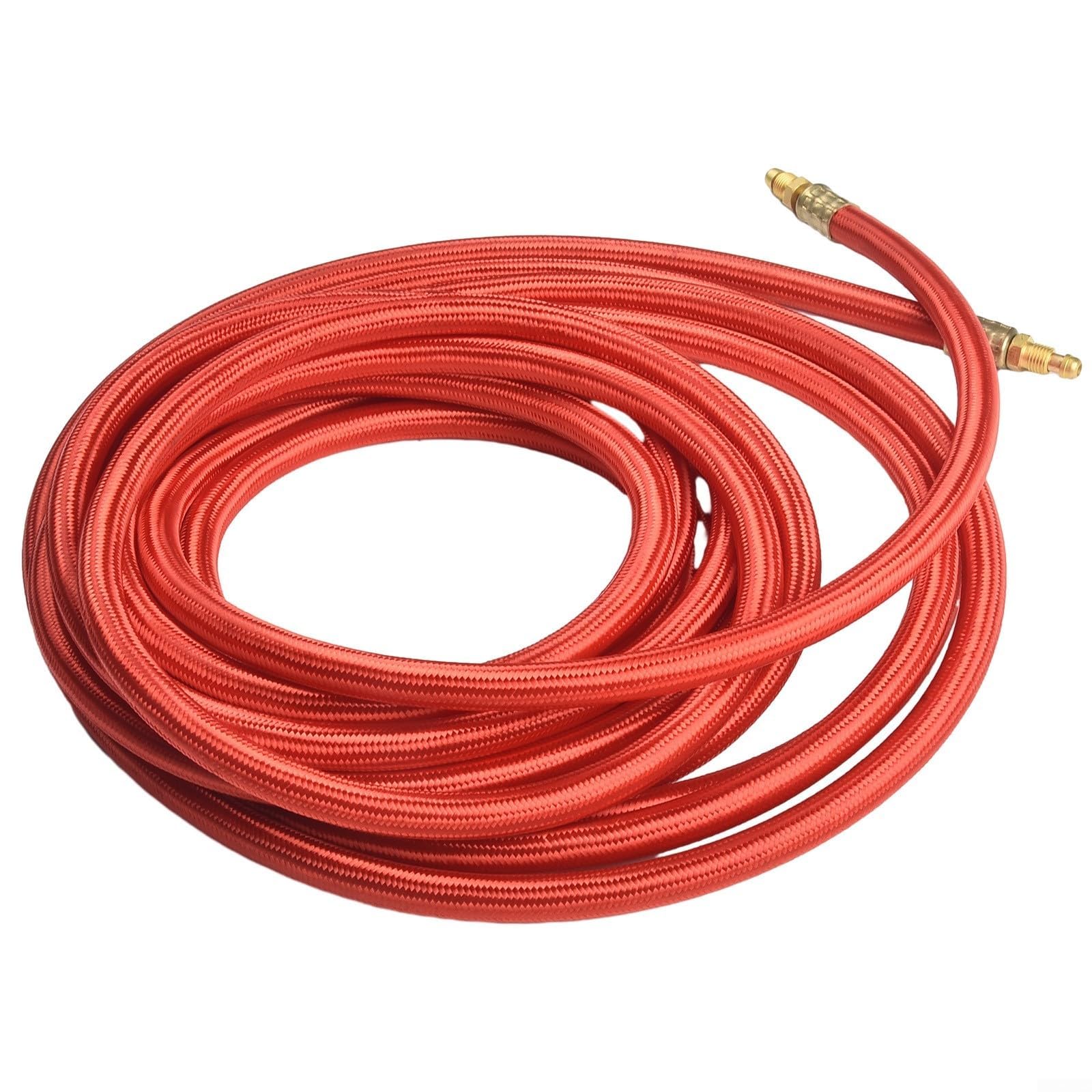 Cavo di alimentazione per torcia TIG Superflex, lunghezza 7,6 m, per torce CK9 CK17, con tubo in gomma siliconica e struttura in nylon intrecciato
