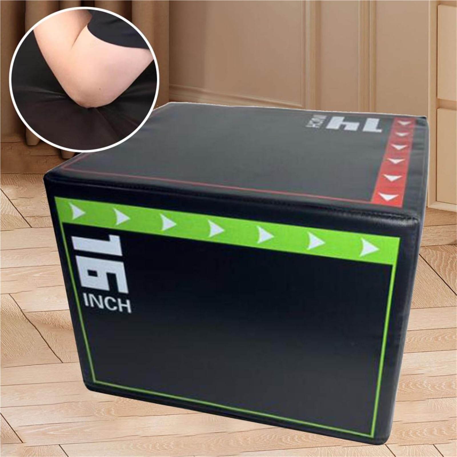 3-in-1-Sprungbox, hochdichte Agility-Box, Konditions- und Krafttraining, Dips for das Training im Heim-Fitnessstudio für Home-Gym-Übungen