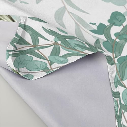 Miniatura 4 de Juego de 4 servilletas de tela de hojas de colibríes de 20 x 20 pulgadas, servilletas de tela de pájaro verde, lavables, reutilizables, servilletas