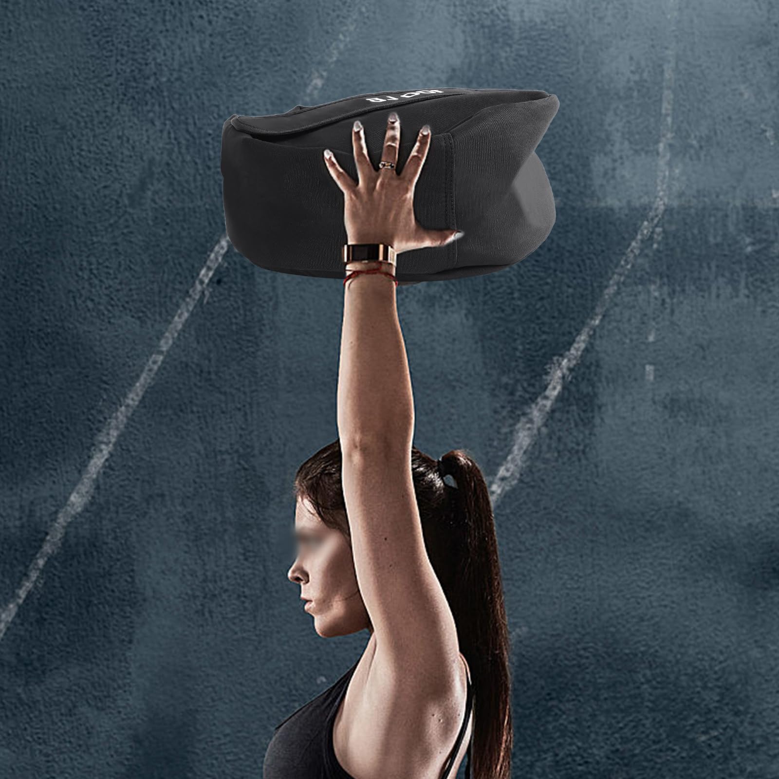 Worek na piasek do treningu siłowego – worek z poliestru – worek treningowy na piasek do 45 kg piasku – worki treningowe do fitnessu, na plażę i góry (nie zawiera piasku)