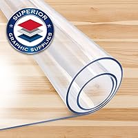 Vista 3 de Superior Graphic Supplies Plástico transparente de 48 x 24 pulgadas - 0.059 in de grosor, cubierta de plástico o protector de vinilo de PVC