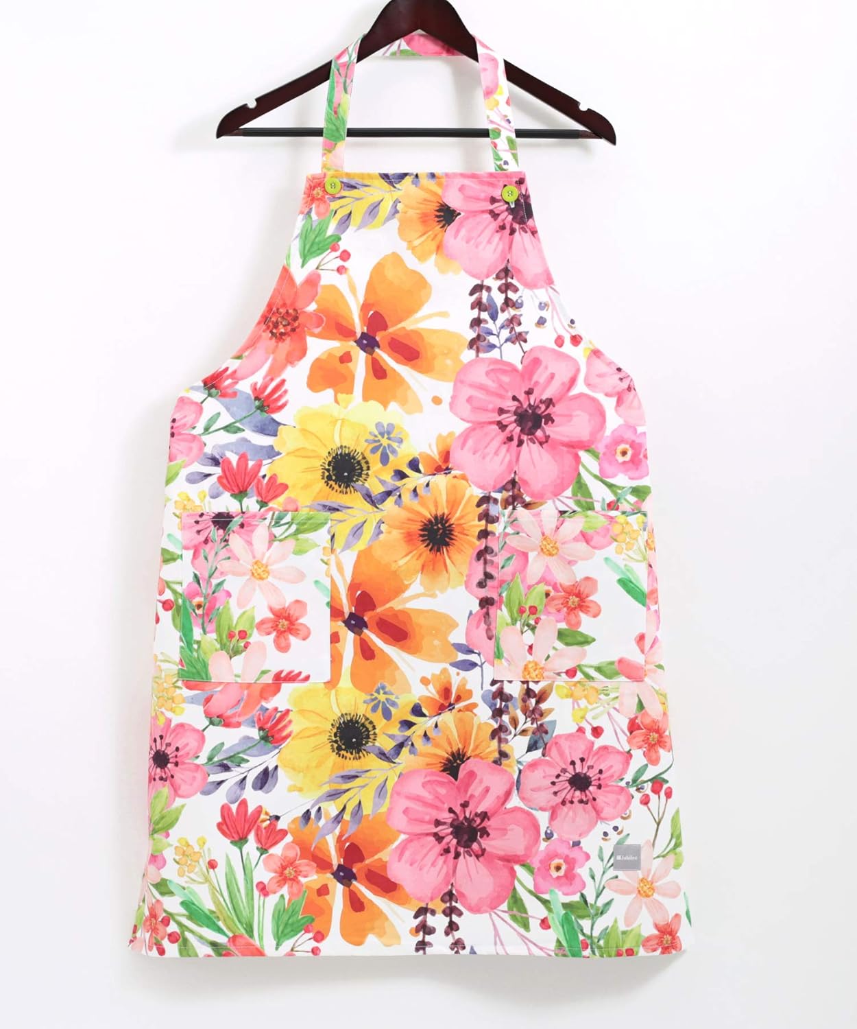 Amazon｜ジュビリー Jubilee ボタニカル コットン エプロン オレンジ かわいい カラフル おしゃれ ブランド 北欧デザイン