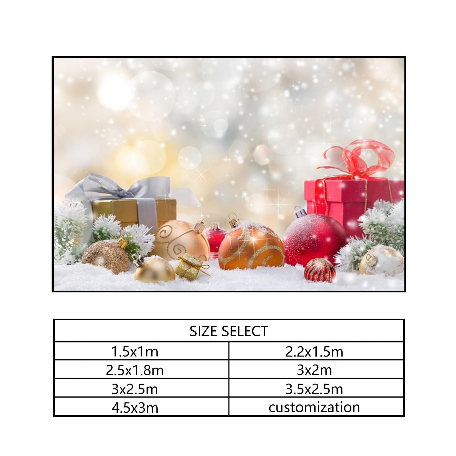 Avezano Sfondo per foto a tema natalizio con finestra, pavimento in legno albero di Natale feste di famiglia foto di bambini 2,1 x 1,5 m