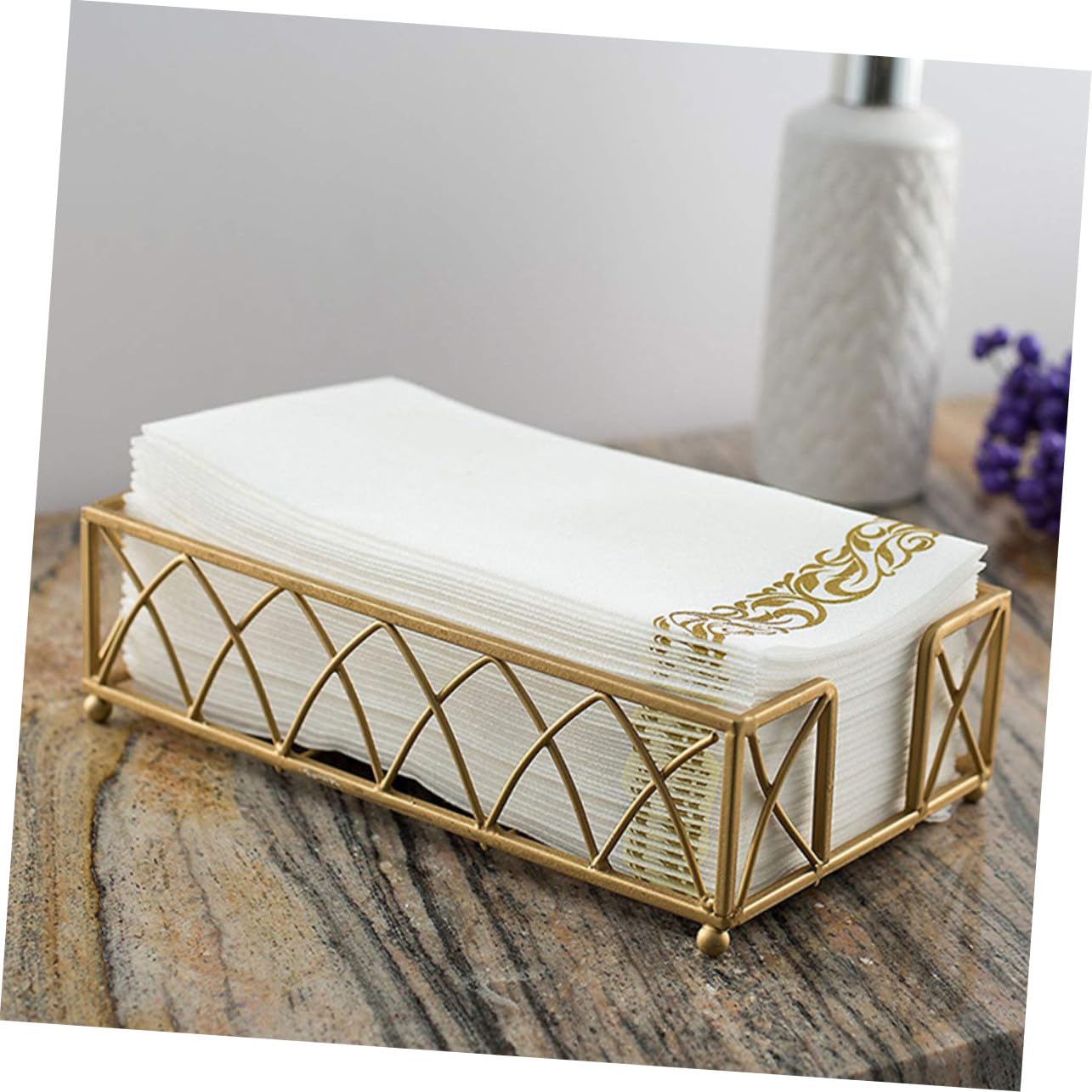 100piezas Servilletas de Papel Doradas Desechables Unidades para Bodas Cumpleaños Fiestas Servilletas de Cena para Invitados