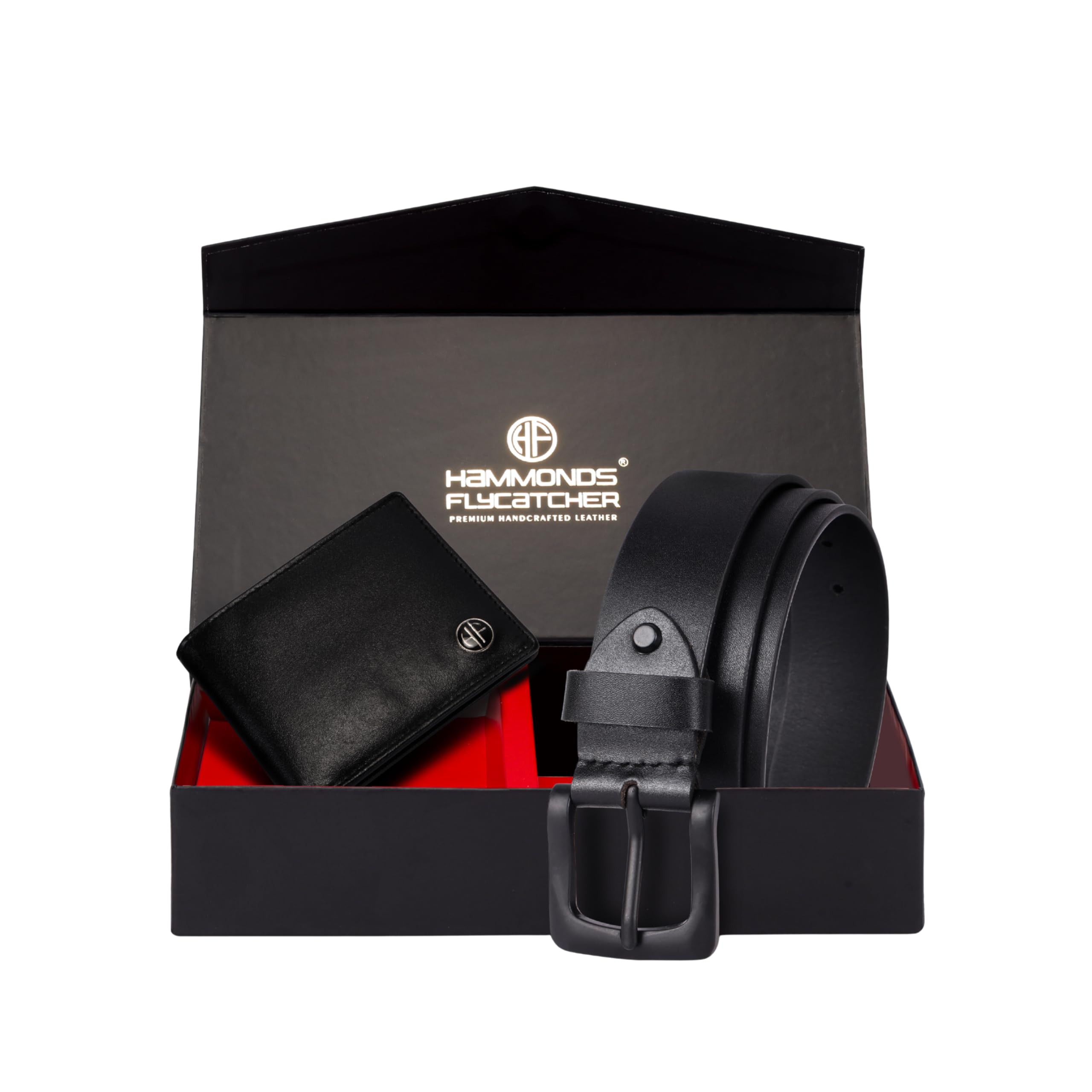 HAMMONDS FLYCATCHER Genuine Leather Belt Wallet Combo - Gifts for Friend and Husband - Birthday Gift for Friend Unique - Leather Wallet & Belt Combo-Gifts Ideas for Husband, Friend