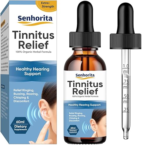 Senhorita Alivio del tinnitus para las orejas que suenan, suplemento natural para aliviar el tinnitus de hierbas, mejora la audición y alivia el