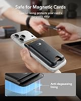 Portofel magnetic ESR cu MagSafe pentru seria iPhone 17, 16, 15, 14, 13, 12 (exclus Mini), funcție Find My, 5 compartimente pentru carduri, protecție RFID, negru 7